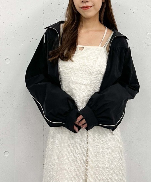 archives(アルシーヴ)の「フリンジJQキャミワンピース(ワンピース・レディース・オフホワイト/ブラック・MEDIUM)」の10枚目の写真