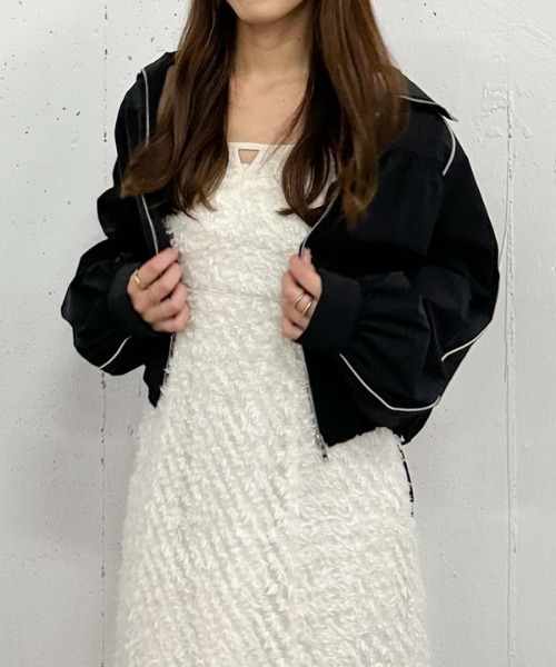 archives(アルシーヴ)の「フリンジJQキャミワンピース(ワンピース・レディース・オフホワイト/ブラック・MEDIUM)」の11枚目の写真