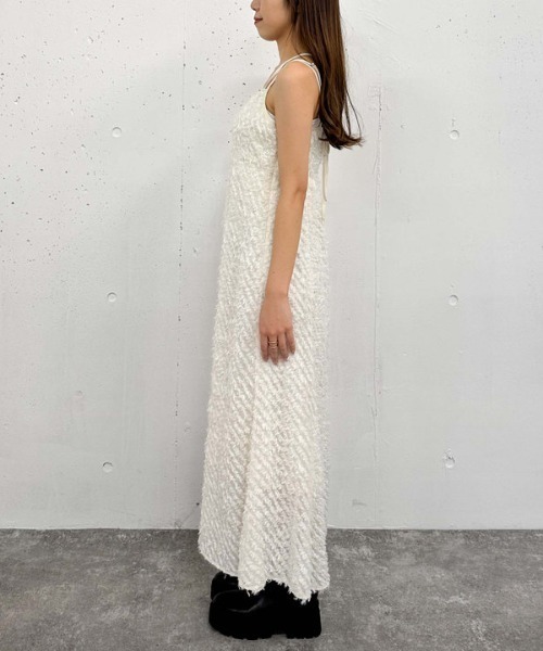 archives(アルシーヴ)の「フリンジJQキャミワンピース(ワンピース・レディース・オフホワイト/ブラック・MEDIUM)」の22枚目の写真