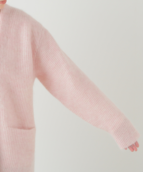 SAYAKADAVIS（サヤカディヴィス）の「SAYAKA DAVIS MOHAIR MIX CARDIGAN TKT301-MK：カーディガン（カーディガン/ボレロ・レディース・ピンク・SMALL）」の8枚目の写真