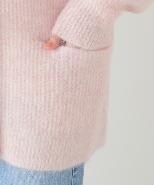 SAYAKADAVIS（サヤカディヴィス）の「SAYAKA DAVIS MOHAIR MIX CARDIGAN TKT301-MK：カーディガン（カーディガン/ボレロ・レディース・ピンク・SMALL）」の10枚目の写真