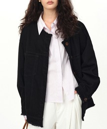 CFCL ノーカラージャケット CFCL - 【ラスト1点（L）】Milan Rib Double Breasted Collarless