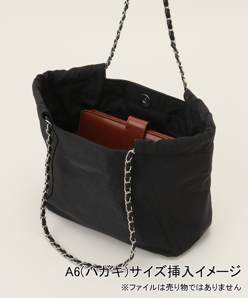 B.C STOCK(ベーセーストック)の「トートBAG(ショルダーバッグ・レディース・ブラック/カーキ・FREE)」の7枚目の写真