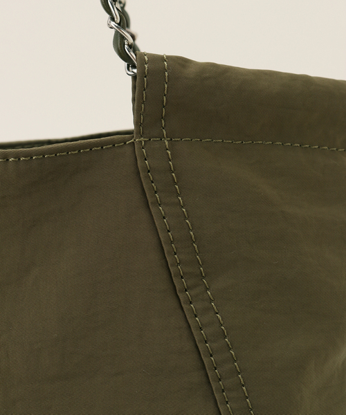 B.C STOCK(ベーセーストック)の「トートBAG(ショルダーバッグ・レディース・ブラック/カーキ・FREE)」の14枚目の写真