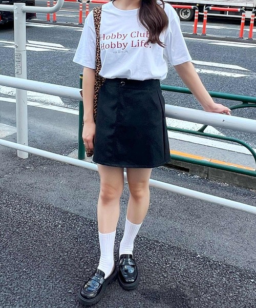 frunco(フランコ)の「マットレザー台形ミニスカート(スカート・レディース・ブラック/グレー/ブラウン・MEDIUM)」の14枚目の写真