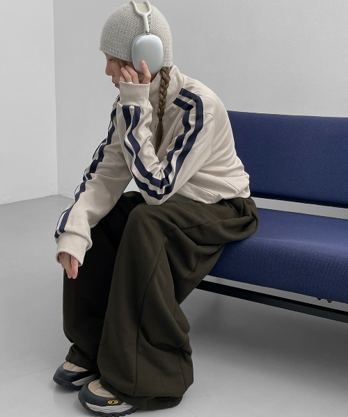 [MADE] サイドタック2WAYバンディングパンツ（スウェットパンツ）｜BLACKUP（ブラックアップ）