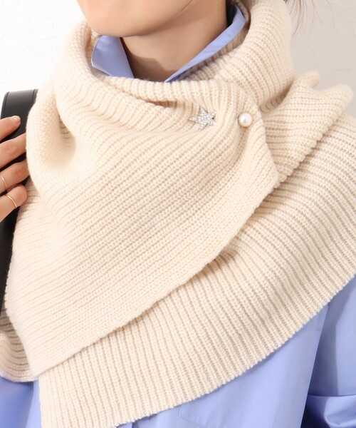 NOLLEY’S（ノーリーズ）の「スターパヴェ×パールピンブローチ（ブローチ/コサージュ・レディース・シルバー・FREE）」の2枚目の写真