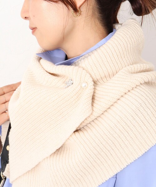 NOLLEY’S（ノーリーズ）の「スターパヴェ×パールピンブローチ（ブローチ/コサージュ・レディース・シルバー・FREE）」の3枚目の写真