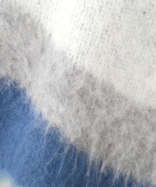 FREE'S MART（フリーズマート）の「◆起毛ニュアンス柄ニット（ニット/セーター・レディース・ブラウン/ホワイト/グレー・FREE）」の7枚目の写真