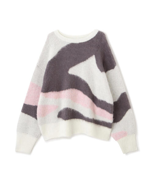 FREE'S MART（フリーズマート）の「◆起毛ニュアンス柄ニット（ニット/セーター・レディース・ブラウン/ホワイト/グレー・FREE）」の15枚目の写真