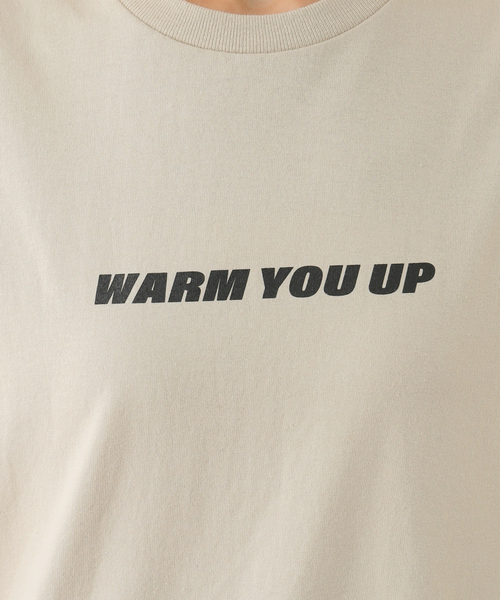 Oriens JOURNAL STANDARD(オリエンス ジャーナルスタンダード)の「【irojikake/イロジカケ】 WARM YOU UP T-shirt IG24AWTP30S/ TP30NV(Tシャツ/カットソー・レディース・ネイビー/ベージュ・MEDIUM/LARGE)」の9枚目の写真