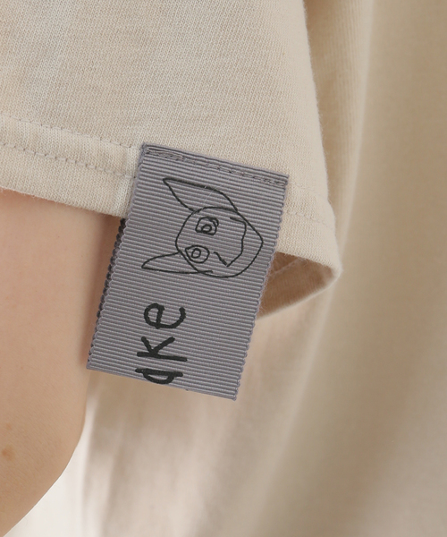Oriens JOURNAL STANDARD(オリエンス ジャーナルスタンダード)の「【irojikake/イロジカケ】 WARM YOU UP T-shirt IG24AWTP30S/ TP30NV(Tシャツ/カットソー・レディース・ネイビー/ベージュ・MEDIUM/LARGE)」の10枚目の写真