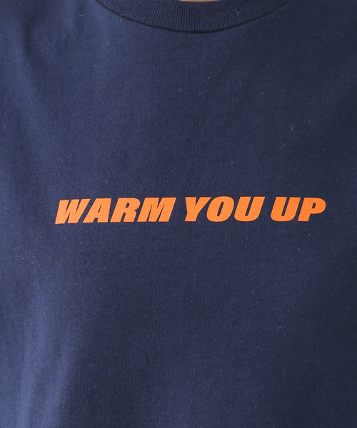 Oriens JOURNAL STANDARD(オリエンス ジャーナルスタンダード)の「【irojikake/イロジカケ】 WARM YOU UP T-shirt IG24AWTP30S/ TP30NV(Tシャツ/カットソー・レディース・ネイビー/ベージュ・MEDIUM/LARGE)」の12枚目の写真