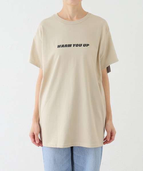 Oriens JOURNAL STANDARD(オリエンス ジャーナルスタンダード)の「【irojikake/イロジカケ】 WARM YOU UP T-shirt IG24AWTP30S/ TP30NV(Tシャツ/カットソー・レディース・ネイビー/ベージュ・MEDIUM/LARGE)」の18枚目の写真