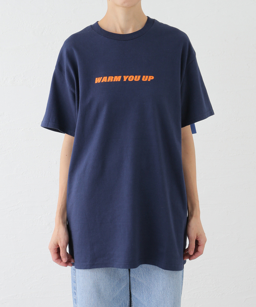 Oriens JOURNAL STANDARD(オリエンス ジャーナルスタンダード)の「【irojikake/イロジカケ】 WARM YOU UP T-shirt IG24AWTP30S/ TP30NV(Tシャツ/カットソー・レディース・ネイビー/ベージュ・MEDIUM/LARGE)」の19枚目の写真