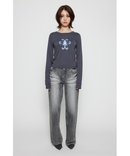 【 】Jeans Big & Tall モノグラムロゴ Tシャツ ♪ JEMORGAN tシャツ 「JEMORGAN LONG JOHNS/ジェーイーモーガン