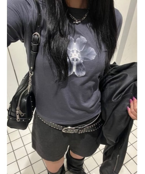 LAGUA GEM ラグアジェム BIG PRINT ロングTシャツ LAGUA GEM BIG PRINT ロングTシャツ