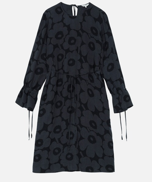 marimekko(マリメッコ)の「Lahjat Unikko / dress(ワンピース・レディース・ブラック・36/34/38)」の2枚目の写真