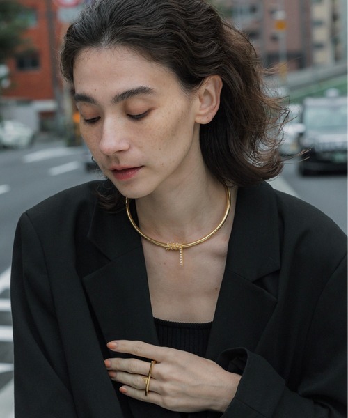 loni（ロニ）の「Lupinus Bijou Chain Choker（チョーカー・レディース・シルバー/ゴールド・FREE）」の4枚目の写真