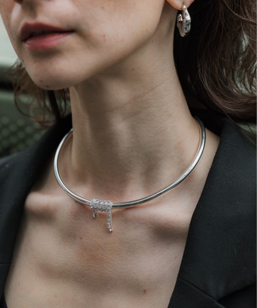 loni（ロニ）の「Lupinus Bijou Chain Choker（チョーカー・レディース・シルバー/ゴールド・FREE）」の3枚目の写真