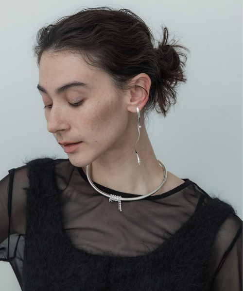 loni（ロニ）の「Lupinus Bijou Chain Choker（チョーカー・レディース・シルバー/ゴールド・FREE）」の14枚目の写真