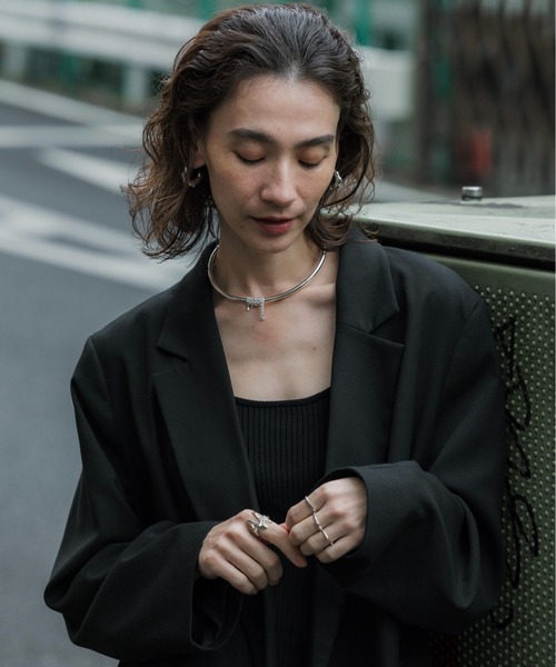 loni（ロニ）の「Lupinus Bijou Chain Choker（チョーカー・レディース・シルバー/ゴールド・FREE）」の9枚目の写真