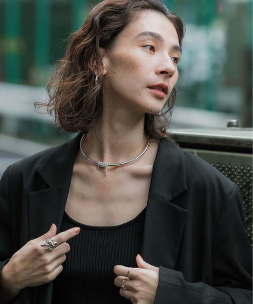 loni（ロニ）の「Lupinus Bijou Chain Choker（チョーカー・レディース・シルバー/ゴールド・FREE）」の7枚目の写真