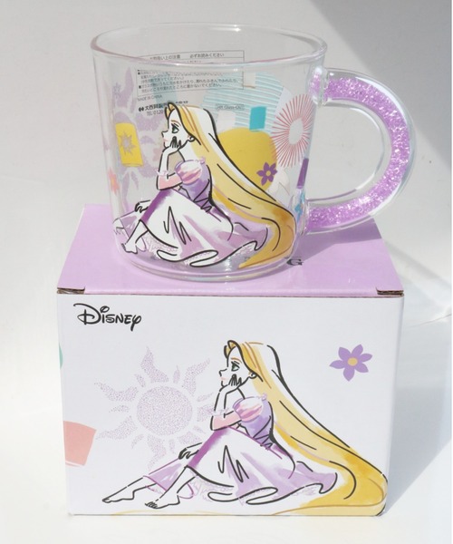 DISNEY PRINCESS/ディズニープリンセス〉GLASS MUG/グラスマグ