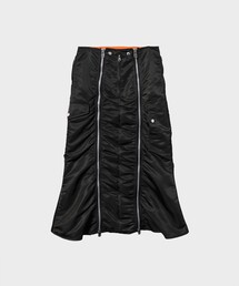 JOHN LAWRENCE SULLIVAN | 【JOHN LAWRENCE SULLIVAN/ジョンローレンスサリバン】NYLON BOMBER SKIRT(スカート)