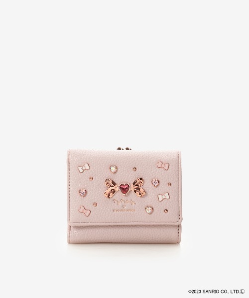 SAMANTHAVEGA（サマンサベガ）の「【マイメロディ コレクション】ビジュー折財布（財布・レディース・ピンク・FREE）」の2枚目の写真