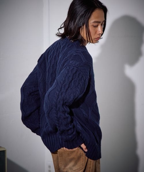 Bibiy '25 B. サマーニット ネイビー　Fサイズ極美品¥16,000 Bibiy '25 B. サマーニット ネイビー Fサイズ極美品¥16,000