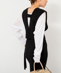 NOLLEY’S | 《セットアップ対応》《手洗い可能》細リブニットビスチェ(ニット/セーター)