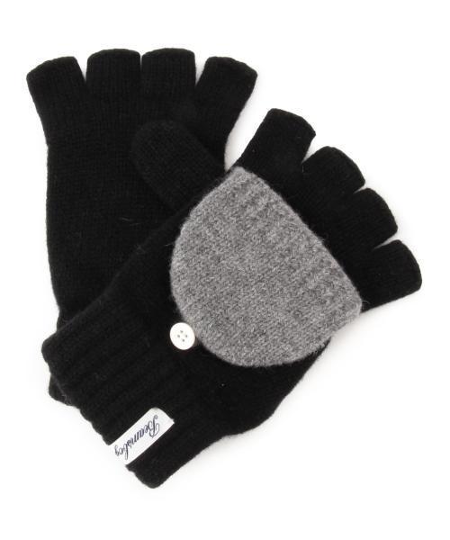 BEAMS BOY（ビームスボーイ）の「BEAMS BOY / フード付グローブ（手袋・レディース・ブラック/ベージュ/ネイビー・ONE SIZE）」の4枚目の写真