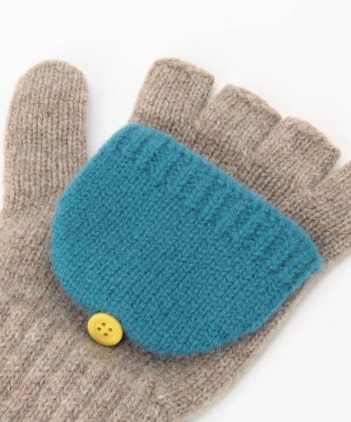 BEAMS BOY（ビームスボーイ）の「BEAMS BOY / フード付グローブ（手袋・レディース・ブラック/ベージュ/ネイビー・ONE SIZE）」の21枚目の写真