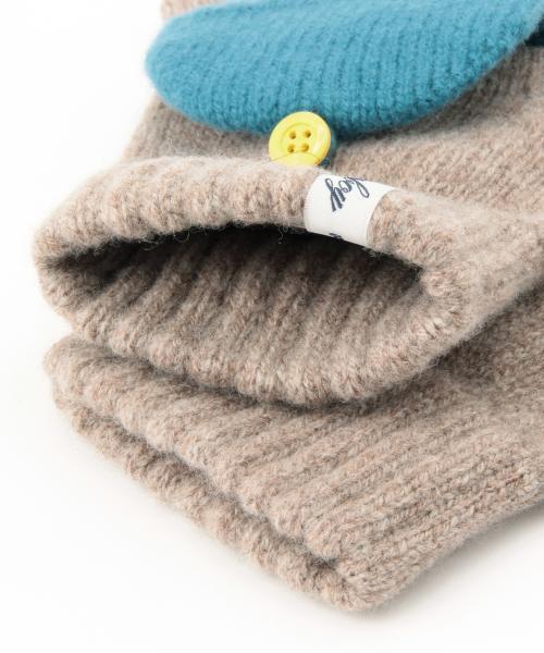 BEAMS BOY（ビームスボーイ）の「BEAMS BOY / フード付グローブ（手袋・レディース・ブラック/ベージュ/ネイビー・ONE SIZE）」の12枚目の写真