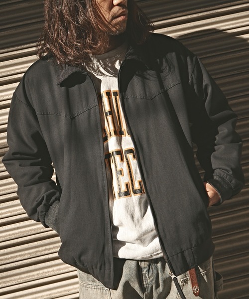 ヴィンテージ風 ジップアップジャケット サンタフェジャケット