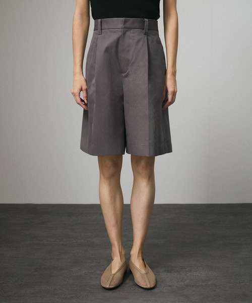 SALON adam et rope'（サロン アダム エ ロペ）の「シャンブレーツイルショートパンツ（その他パンツ・レディース・ベージュ/グレー・FREE）」の22枚目の写真