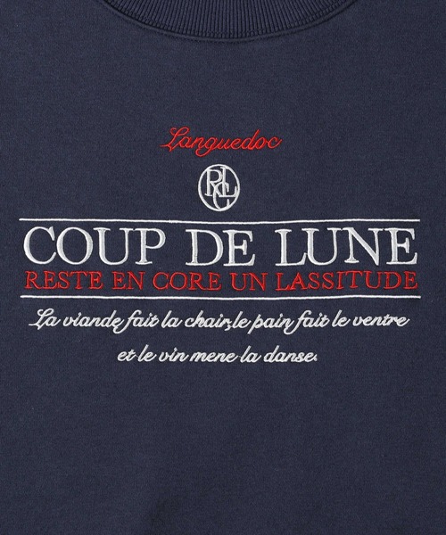 Right-on（ライトオン）の「【HONEYSUCKLE ROSE】デザインロゴスウェット（スウェット・レディース・ネイビー/キナリ/ダークグレー/ベージュ/グリーン/オフホワイト・M/L/XL）」の9枚目の写真