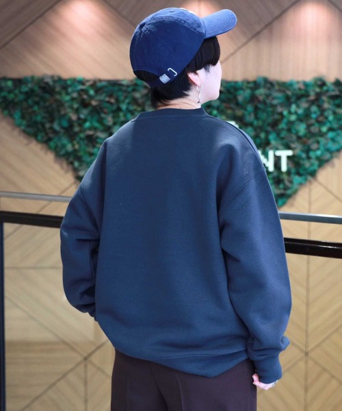 Right-on（ライトオン）の「【HONEYSUCKLE ROSE】デザインロゴスウェット（スウェット・レディース・ネイビー/キナリ/ダークグレー/ベージュ/グリーン/オフホワイト・M/L/XL）」の22枚目の写真