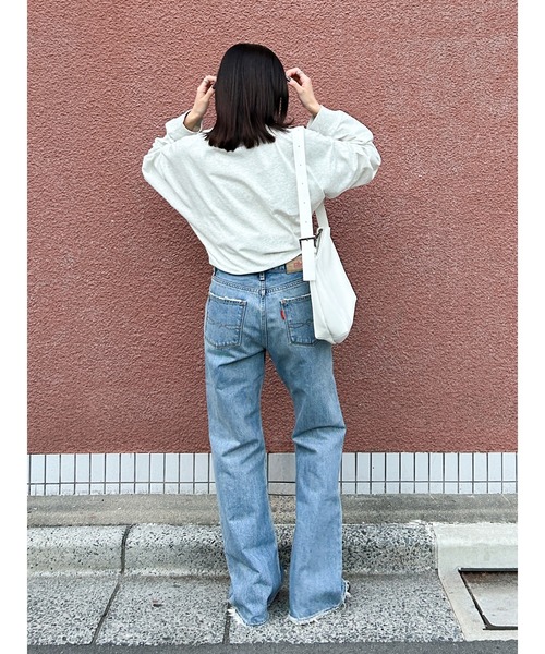 DISCUS(ディスカス)の「DISCUS別注 ロゴロングスリーブTee(Tシャツ/カットソー・レディース・レッド/ブルー/ライトグレー・SMALL/MEDIUM)」の7枚目の写真