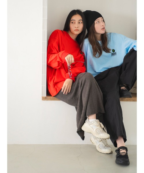 DISCUS(ディスカス)の「DISCUS別注 ロゴロングスリーブTee(Tシャツ/カットソー・レディース・レッド/ブルー/ライトグレー・SMALL/MEDIUM)」の11枚目の写真