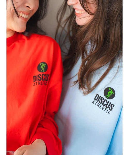 DISCUS(ディスカス)の「DISCUS別注 ロゴロングスリーブTee(Tシャツ/カットソー・レディース・レッド/ブルー/ライトグレー・SMALL/MEDIUM)」の18枚目の写真