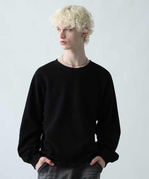 HARE（ハレ）の「ユルネックサーマルカットソー(HARE)（Tシャツ/カットソー・メンズ・グレー系その他/ホワイト/ブラック/ブラウン/レッド・FREE）」の16枚目の写真