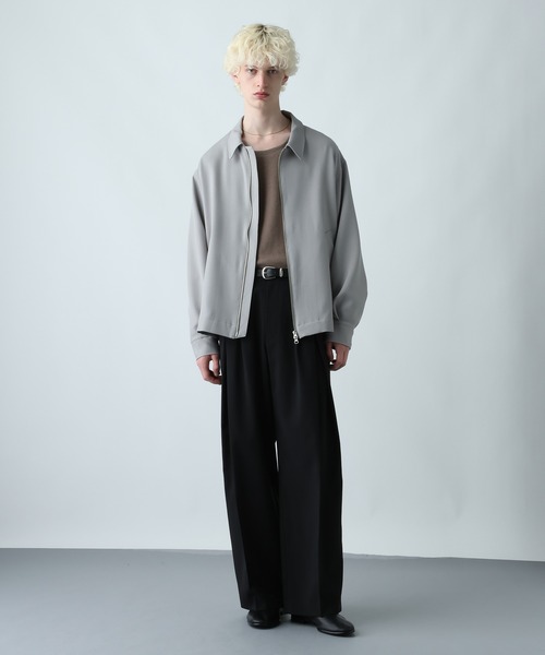 HARE（ハレ）の「ユルネックサーマルカットソー(HARE)（Tシャツ/カットソー・メンズ・グレー系その他/ホワイト/ブラック/ブラウン/レッド・FREE）」の13枚目の写真