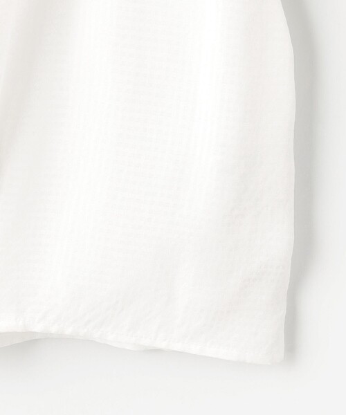 J.PRESS Ladies(J.プレス レディス)の「【洗える】アセVisシャドーギンガム タック ブラウス(シャツ/ブラウス・レディース・ホワイト系・XS)」の12枚目の写真