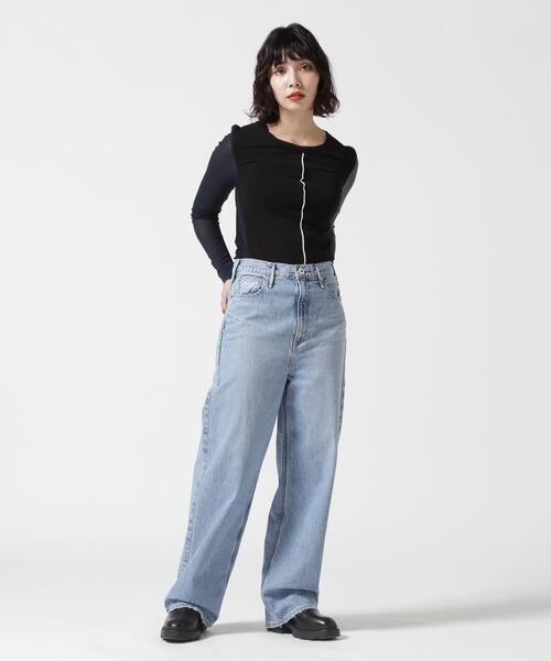upperhights(アッパーハイツ)の「upper hights(アッパーハイツ)THE NIECE/ハイライズストレート(デニムパンツ・レディース・その他35/ブルー・23/24/25/26)」の15枚目の写真