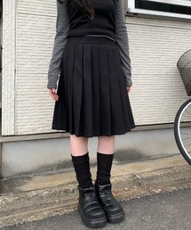 anyonemore | クラシックプリーツミディスカート(スカート)
