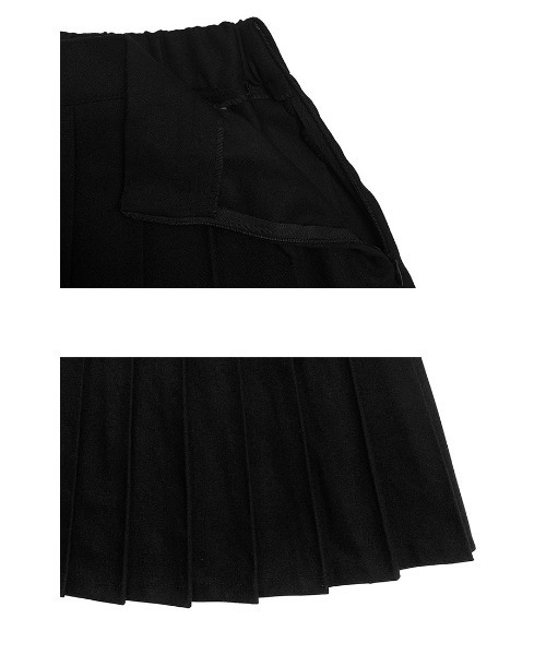 anyonemore（エニワンモア）の「クラシックプリーツミディスカート（スカート・レディース・ブラック・FREE）」の3枚目の写真