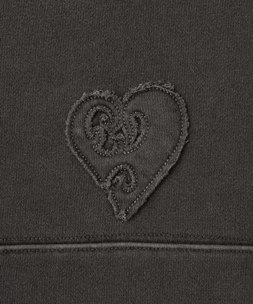 CIYOT（シヨウト）の「【CIYOT-シヨウト-】ヴィンテージメイクシームデザイン ケミカルウォッシュダメージパッチロゴスウェット（スウェット・メンズ・アッシュグレー/ブルー/ワイン/スミクロ・M/L）」の13枚目の写真