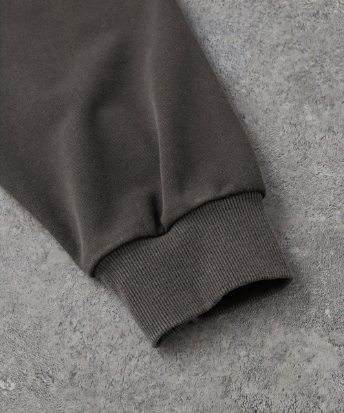 CIYOT（シヨウト）の「【CIYOT-シヨウト-】ヴィンテージメイクシームデザイン ケミカルウォッシュダメージパッチロゴスウェット（スウェット・メンズ・アッシュグレー/ブルー/ワイン/スミクロ・M/L）」の16枚目の写真